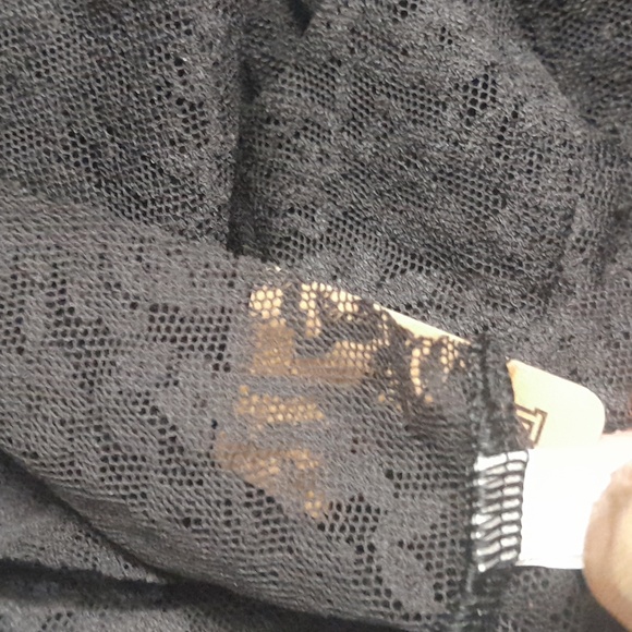 - - Victoria’s Secret PINK-lace nwt! Size xs black lace cheekster - Picture 3 of 7